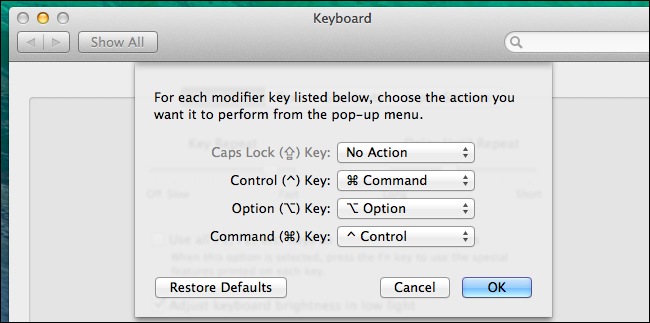 Ukulele how to remap mac keyboard